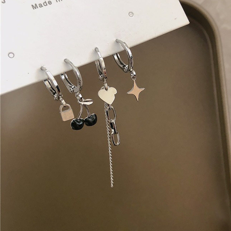 Amor al por mayor Bear Bear Aley Ear Studs de 6